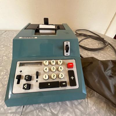 Olivetti electric adding machine