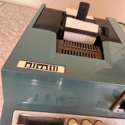 Olivetti electric adding machine