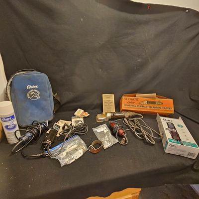 Assortment of Oster Animal Clippers (G-JS)