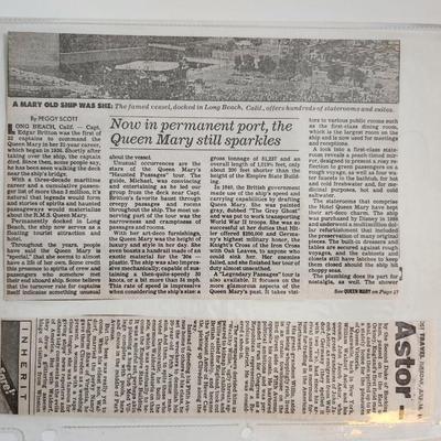 Collection of Queen of the Seas Ephemera