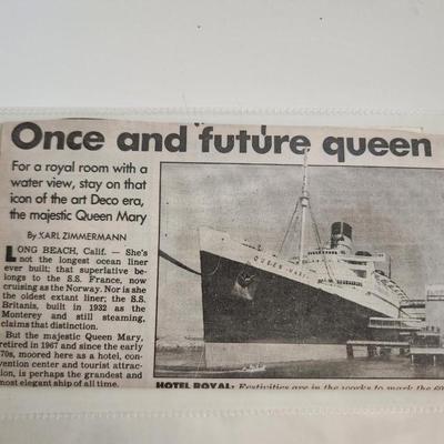 Collection of Queen of the Seas Ephemera