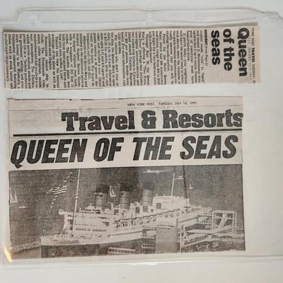 Collection of Queen of the Seas Ephemera