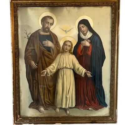 1920s "The Holy Family" Print