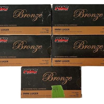PMC 9mm Luger Ammunition (NO SHIPPING)