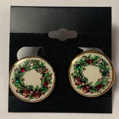 Christmas Pins, Pendants, & Clip Earrings incl. 925 & 14K (K-HS)