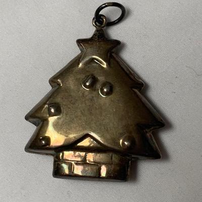 Christmas Pins, Pendants, & Clip Earrings incl. 925 & 14K (K-HS)