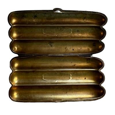 Vintage German Silver Cigar Case
