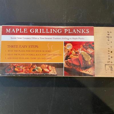Maple grilling planks