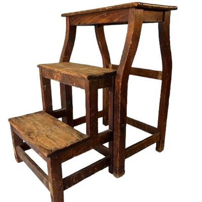 Vintage Folding Step Stool/Seat