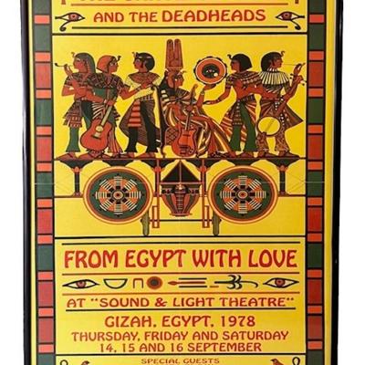 Grateful Dead "From Egypt with Love" Concert Poster