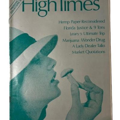 1974 High Times Magazine Volume 1 Number 1