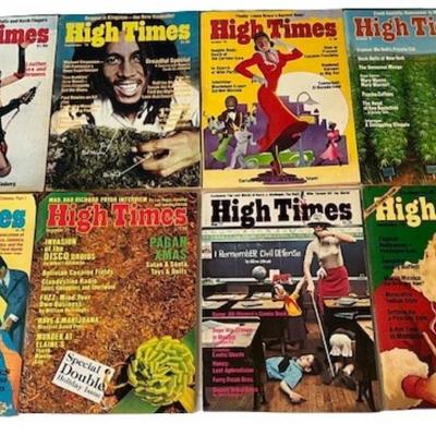 Vintage High Times Magazines