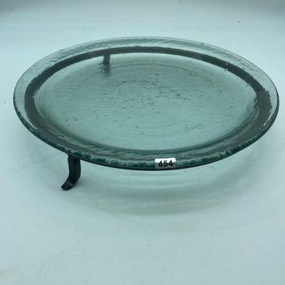 Plate on a stand