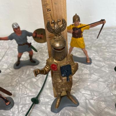 Plastic Medieval warriors