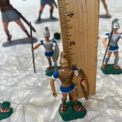 Plastic Medieval warriors