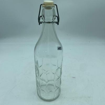 Glass bottle w/stopper