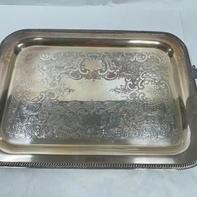 Middletown Silverware Butler Tray with Handles