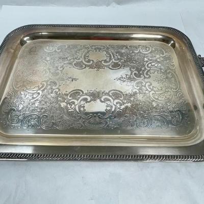 Middletown Silverware Butler Tray with Handles