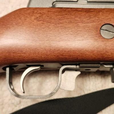 LOCAL PICK UP ONLY Ruger Mini-14 Semi-Auto Rifle with Wood Stock 223 W/ 3 Magazines and Case
