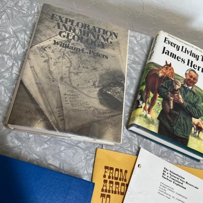 Assortment of books