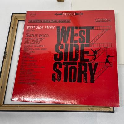 SEALED vintage vinyl West Side Story 1961 Album Soundtrack -Framed