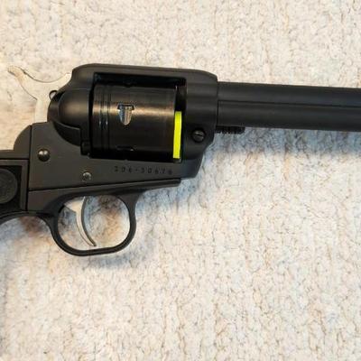 LOCAL PICK UP LOCAL Ruger 22LR Wrangler Single- Action Revolver With paperwork