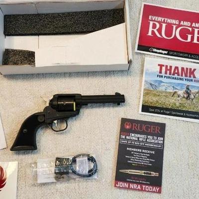 LOCAL PICK UP LOCAL Ruger 22LR Wrangler Single- Action Revolver With paperwork