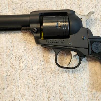 LOCAL PICK UP LOCAL Ruger 22LR Wrangler Single- Action Revolver With paperwork