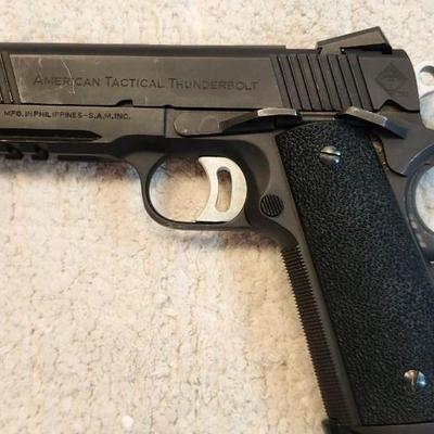 LOCAL PICK UP ONLY American Tactical Imports Firepower Xtreme: Thunderbolt 1911 45 cal with two magazine and case
