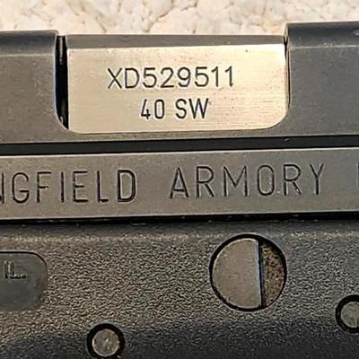 LOCAL PICK UP ONLY Springfield Armory XD- .40 SW caliber with case and two clips