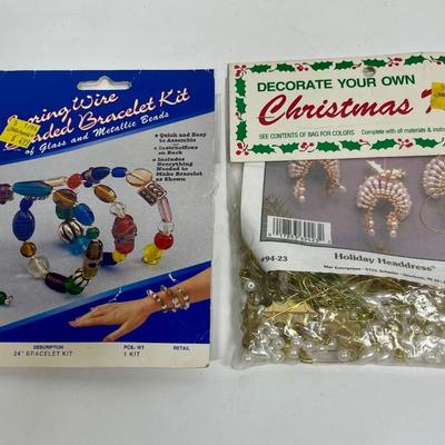 Lot of 6 Jewelry item Craft Kits in new condition