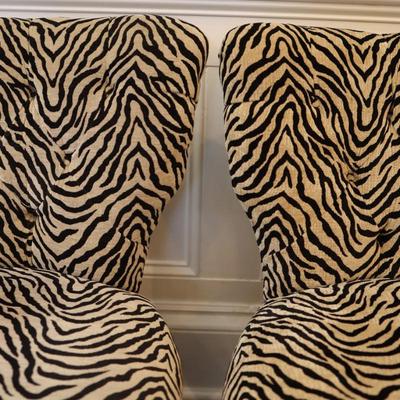 Southern Furniture Co. Tiger and Ebony Chairs (See Description)