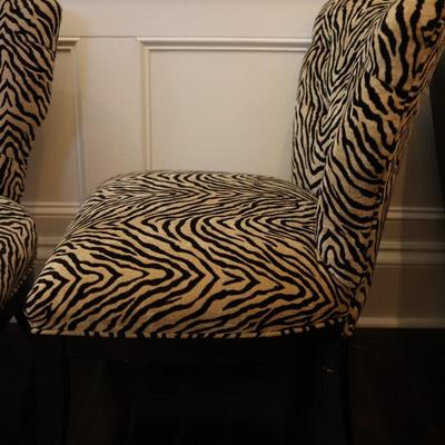 Southern Furniture Co. Tiger and Ebony Chairs (See Description)