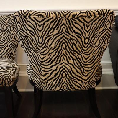 Southern Furniture Co. Tiger and Ebony Chairs (See Description)