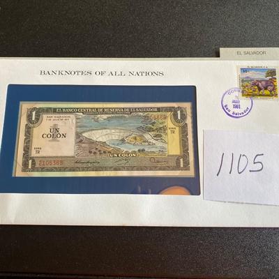 El Salvador Banknote