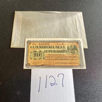 Mexican Revolutionary Banknote