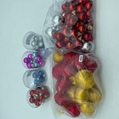 Assortment of color and sizes