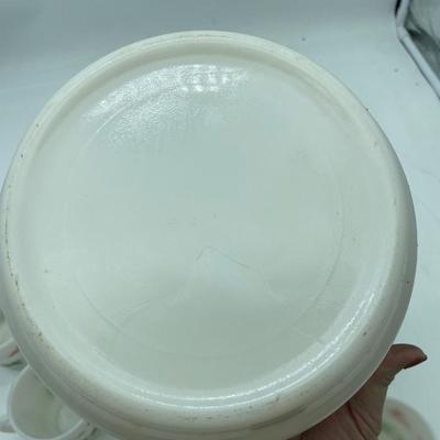 Tom & Jerry’s-Hazel atlas punch bowl and 6 cups