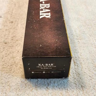 Ka-Bar Fighting Knife 1095 CRO-Van Carbon Steel Tan Handle 12" Fixed Blade 1211
