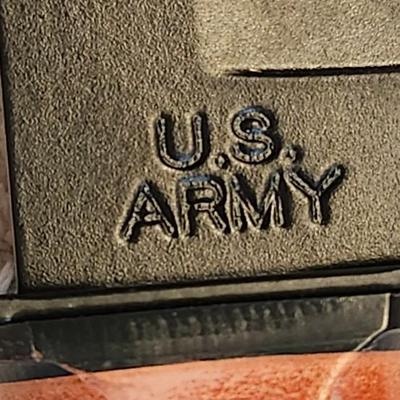 Ka-Bar KNIFE FIGHT/UTIL U.S. ARMY w/ Leather sheath