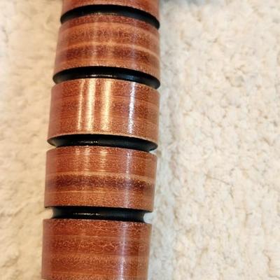 Ka-Bar KNIFE FIGHT/UTIL U.S. ARMY w/ Leather sheath