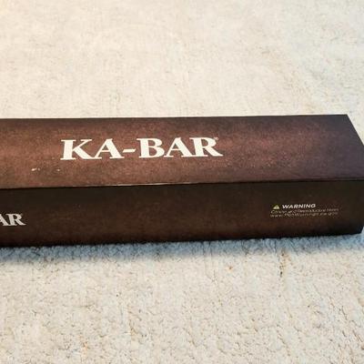 Ka-Bar KNIFE FIGHT/UTIL U.S. ARMY w/ Leather sheath