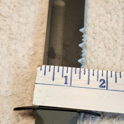 Full Size Black KA-BAR, Serrated Edge