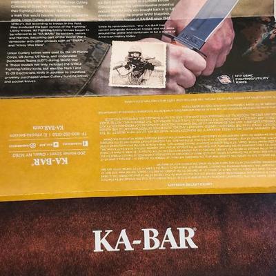 Full Size Black KA-BAR, Serrated Edge