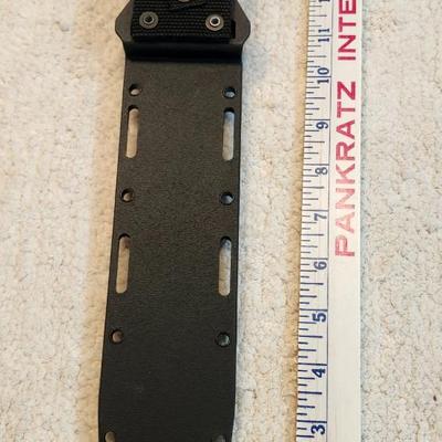Ka-Bar Tanto Half-Serrated with Black Blades with sheath
