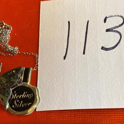 Sterling Silver Butterfly Necklace