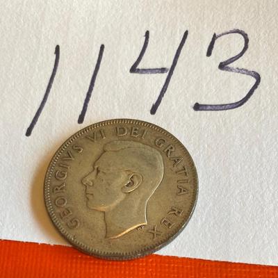 1949 Canadian 50 Cent Piece