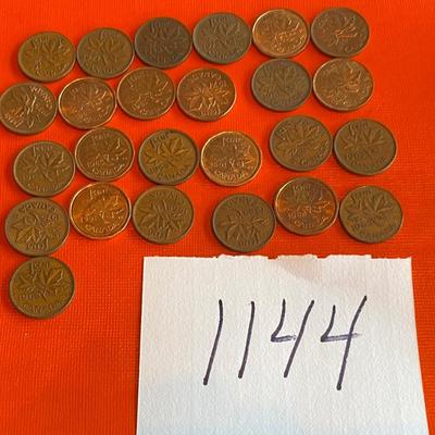 Canadian One Cent Coins