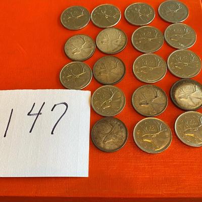 Canadian 25 Cent Coins
