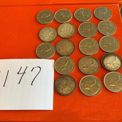 Canadian 25 Cent Coins
